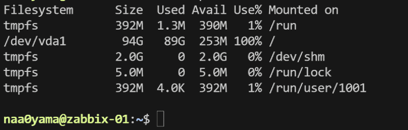 Featured image of post Zabbix 6.0 でデータベース肥大化が原因で Disk Full したので対処した