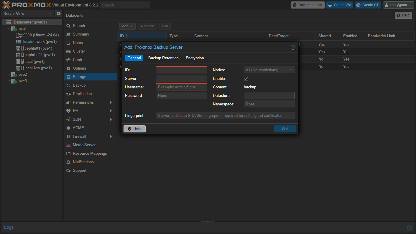 Add: Proxmox VE