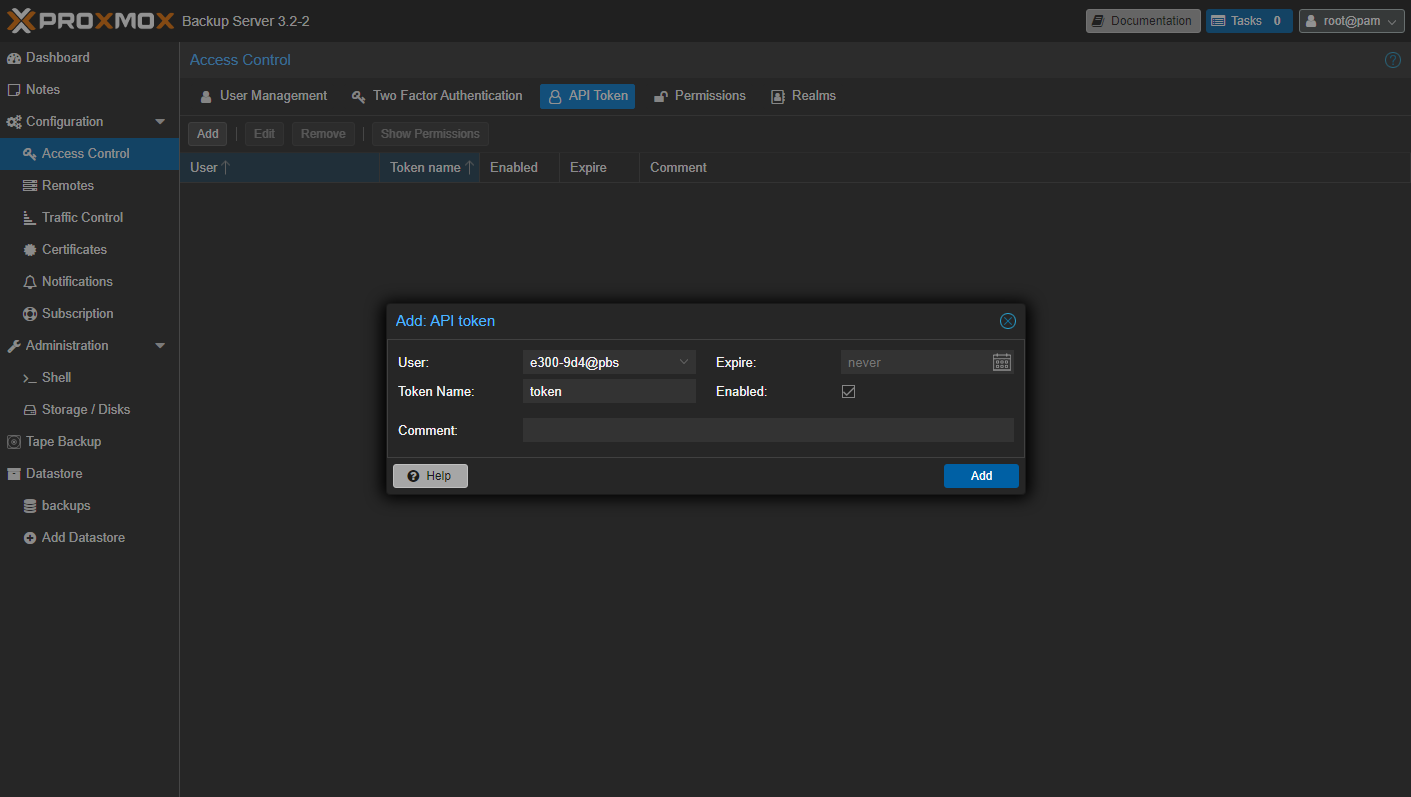 Add API Token